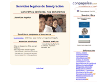 Tablet Screenshot of conpapeles.com
